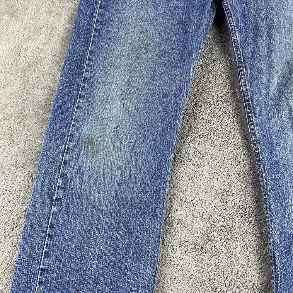 Levis 505 Straight Leg Jeans Mens 34x30 Blue Medium Wash Mid Rise‎